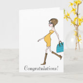 Gefeliciteerd Kaart (Gele Bloem)