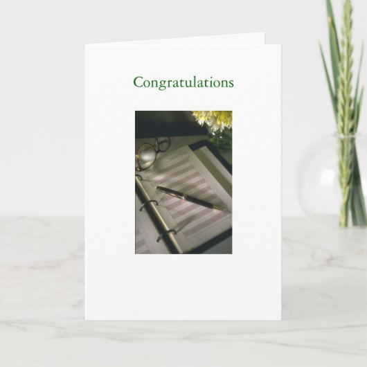 Gefeliciteerd Kaart (Voorkant)