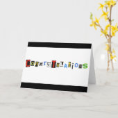 Gefeliciteerd Kaart (Gele Bloem)