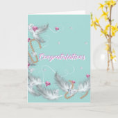 Gefeliciteerd Kaart (Gele Bloem)