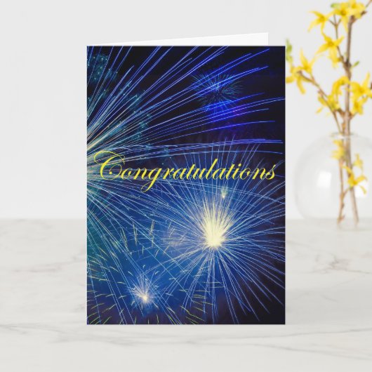 Gefeliciteerd Kaart (Gele Bloem)