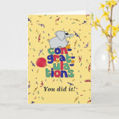 Gefeliciteerd Kaart (Gele Bloem)