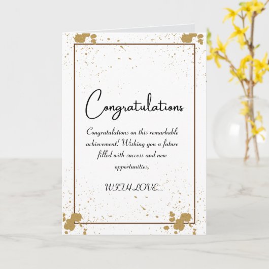 GEFELICITEERD KAART (Gele Bloem)