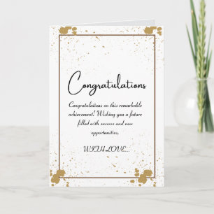 GEFELICITEERD KAART
