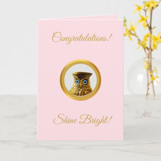 Gefeliciteerd Kaart (Gele Bloem)