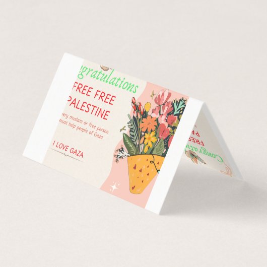 Gefeliciteerd Kaart (Achterkant)