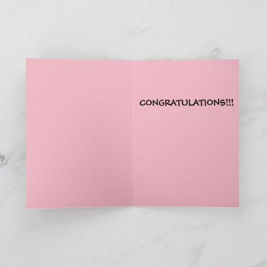 Gefeliciteerd Kaart (Binnen)