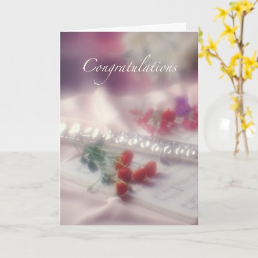 Gefeliciteerd Kaart (Gele Bloem)