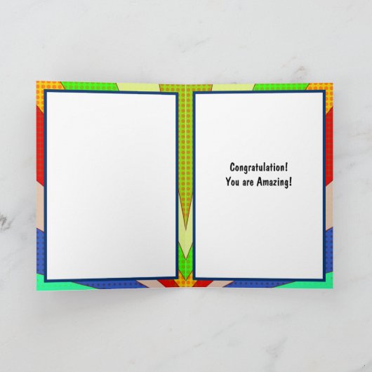 Gefeliciteerd! Kaart (Binnen)