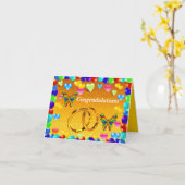 Gefeliciteerd_ Kaart (Gele Bloem)