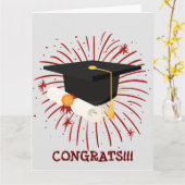 GEFELICITEERD!!! KAART (Gele Bloem)