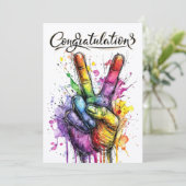 GEFELICITEERD KAART (Staand voorkant)