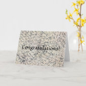 Gefeliciteerd Kaart (Gele Bloem)