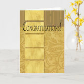 Gefeliciteerd Kaart (Gele Bloem)