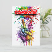 GEFELICITEERD KAART (Staand voorkant)