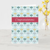 Gefeliciteerd Kaart (Gele Bloem)