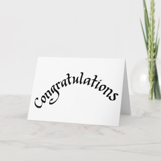 Gefeliciteerd Kaart (Voorkant)