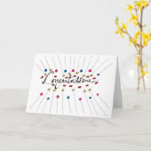 Gefeliciteerd Kaart (Gele Bloem)