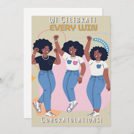 Gefeliciteerd Kaart (Voorkant / Achterkant)