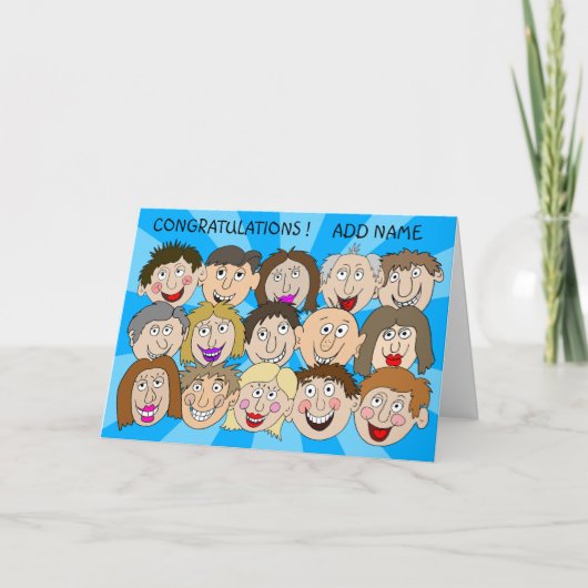 Gefeliciteerd Kaart (Voorkant)