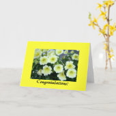 Gefeliciteerd Kaart (Gele Bloem)