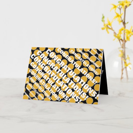 Gefeliciteerd Kaart (Gele Bloem)
