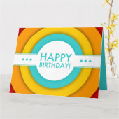 gefeliciteerd kaart (Gele Bloem)