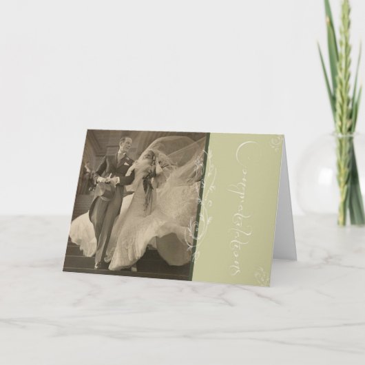 Gefeliciteerd Kaart bruiloft (Voorkant)