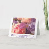 Gefeliciteerd Kaart: Daylilies, Yellow Kaart (Achterkant)