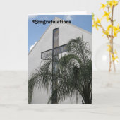 Gefeliciteerd Kaart Deacon (Gele Bloem)