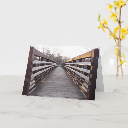 Gefeliciteerd Kaart "Dundas Bridge" (Gele Bloem)