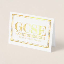 Gefeliciteerd kaart GCSE