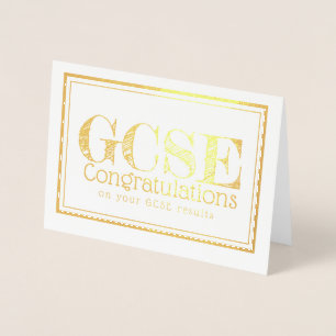 Gefeliciteerd kaart GCSE