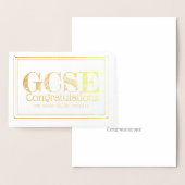 Gefeliciteerd kaart GCSE (Display)