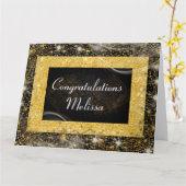 Gefeliciteerd Kaart Gespecialiseerde Groeten (Gele Bloem)