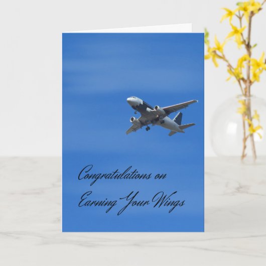 Gefeliciteerd Kaart met het verdienen van je wonin (Gele Bloem)