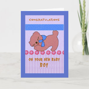 Gefeliciteerd Kaart voor New Baby Boy