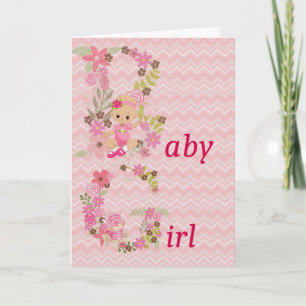 Gefeliciteerd Kaart voor New Baby Girl