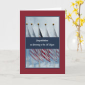 Gefeliciteerd Kaart voor nieuwe Amerikaanse staats (Gele Bloem)