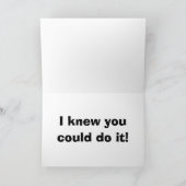 Gefeliciteerd, Kaart: weg! Omhoog Kaart (Binnen)