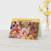 Gefeliciteerd! Kaarten Huwelijk Verloving Bruid (Gele Bloem)