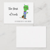 Gefeliciteerd kaarten voor nieuwe baan notitiekaartje (Voorkant / Achterkant)