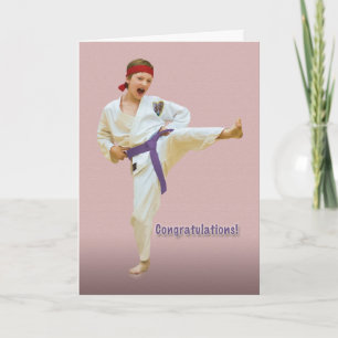 Gefeliciteerd, Karate Belt Advancement, Paarse Kaart