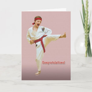 Gefeliciteerd, Karate Belt Advancement, Red Kaart