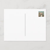 Gefeliciteerd, kattenvrouw, kattenliefhebber, grap briefkaart (Achterkant)