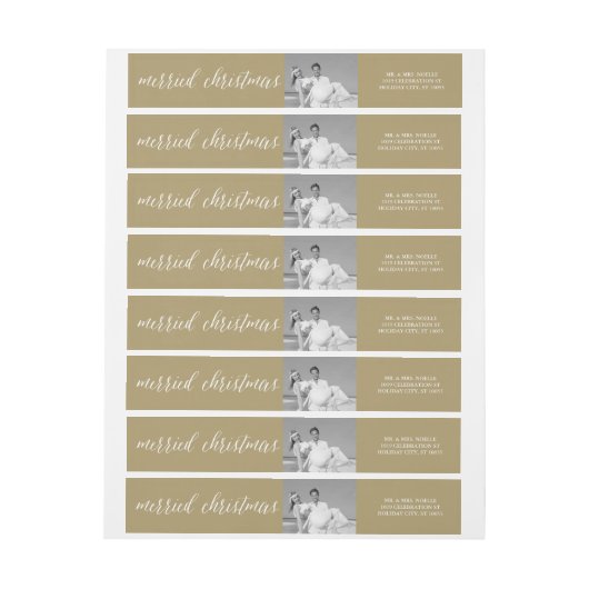 Gefeliciteerd Kerstmis, Mr. en Mrs. Foto Modern We (Vel)