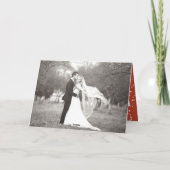 Gefeliciteerd Kerstmis, Mr. en Mrs. Foto Modern We Feestdagen Kaart (Achterkant)