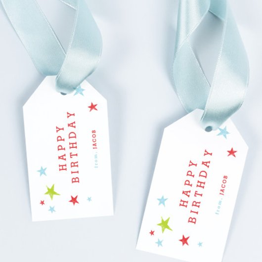 Gefeliciteerd Kinderen |  Cadeaulabel