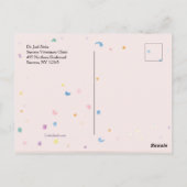 Gefeliciteerd Kitty Ansichtkaart Briefkaart (Achterkant)