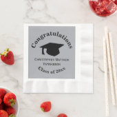 Gefeliciteerd, Klas 20xx Afstuderen, Zilver Servet (Insitu)